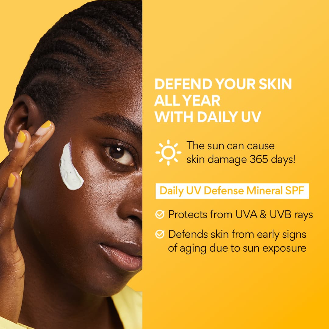Daily UV Defense Mineral Sunscreen Broad Spectrum SPF 45 with Color Correcting - Image 7