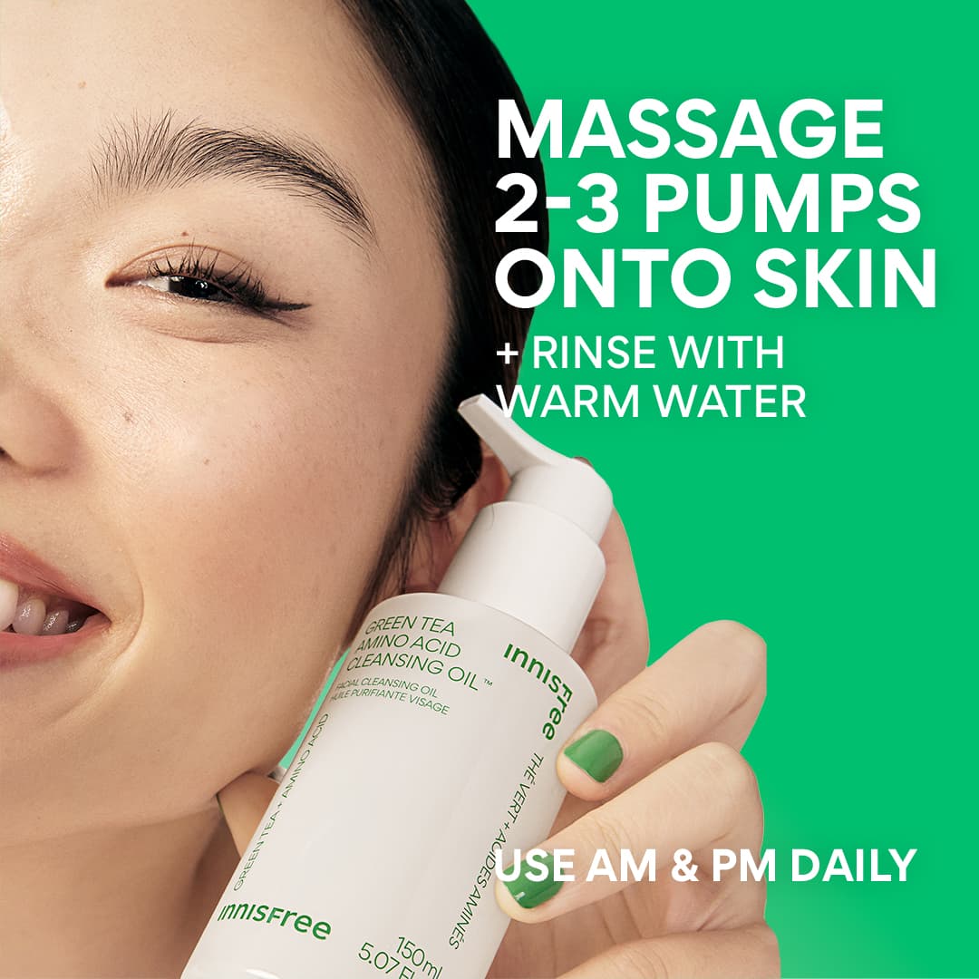 Green Tea Amino Acid Cleansing Oil - Image 4