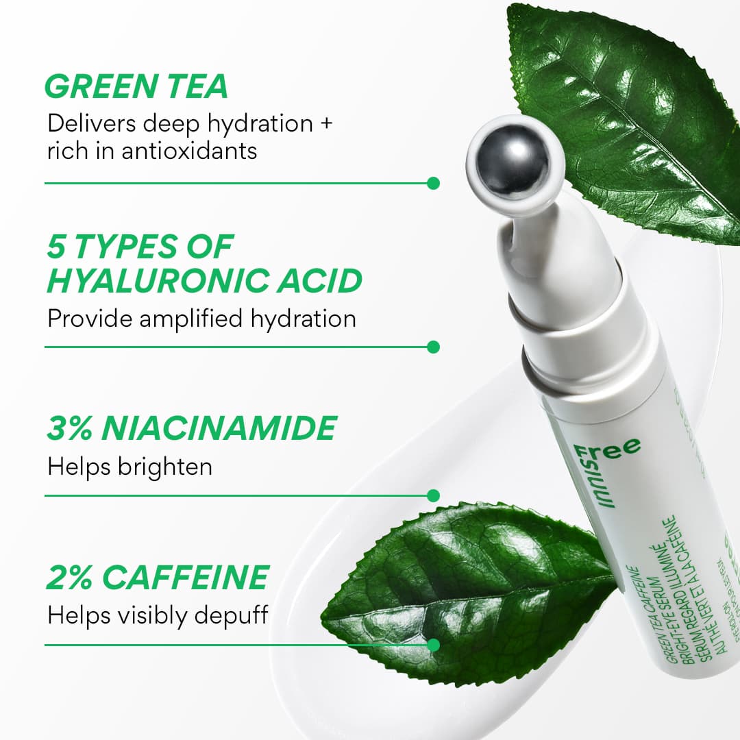 Green Tea Caffeine Bright-Eye Serum - Image 4