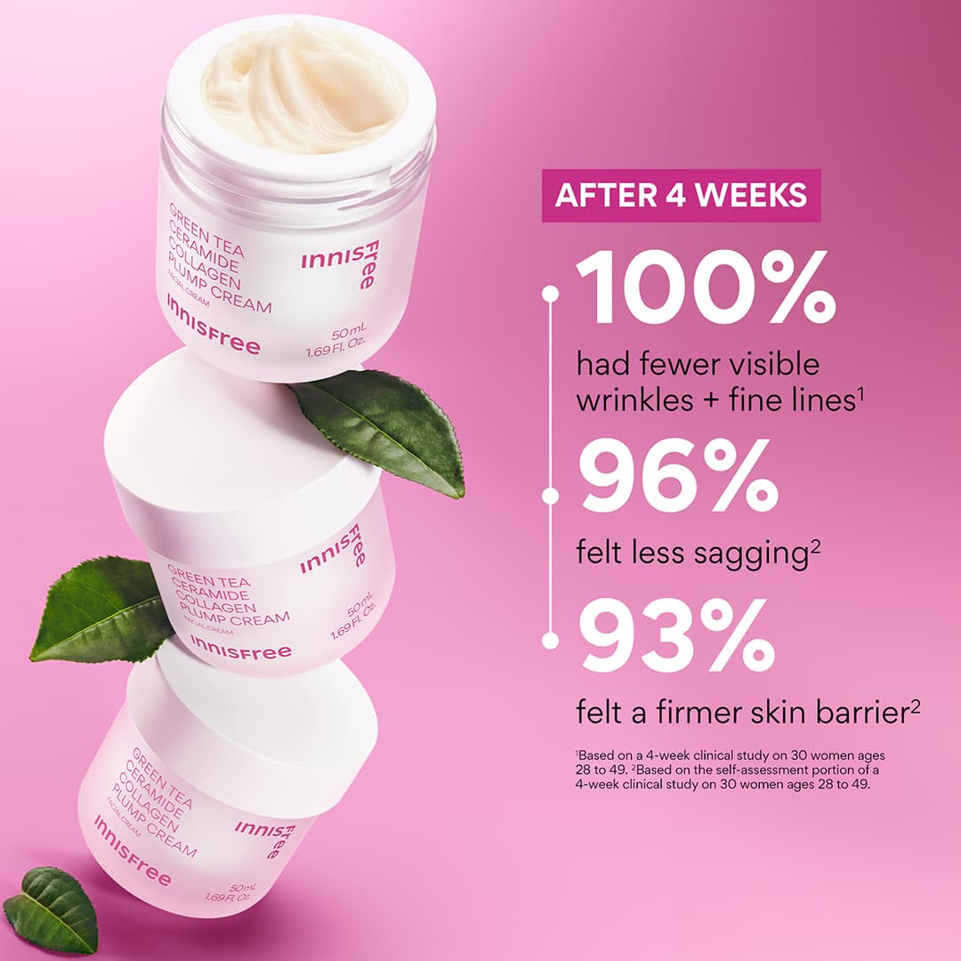 Green Tea Ceramide Collagen Plump Cream - Image 3