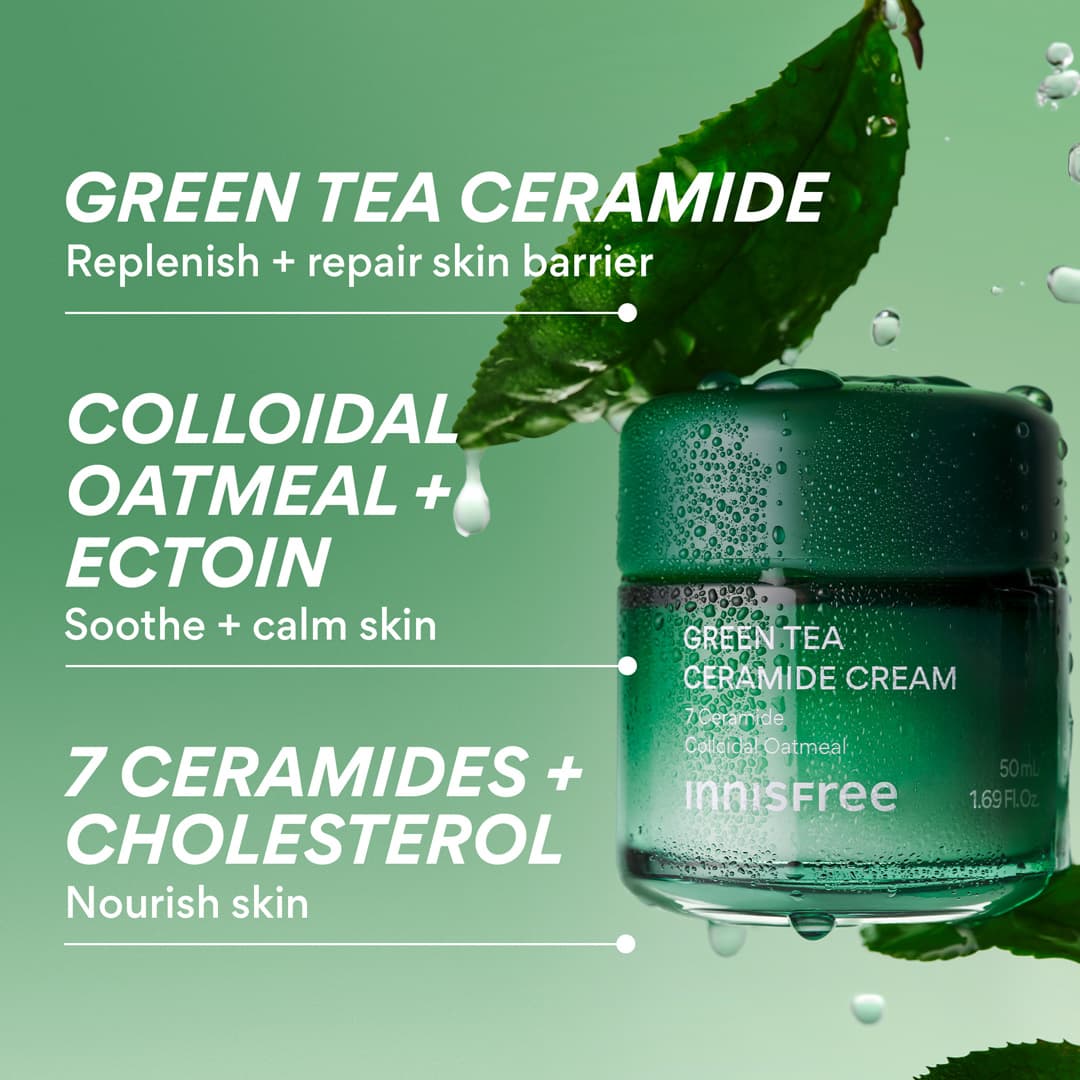 Green Tea Ceramide Cream - Image 7