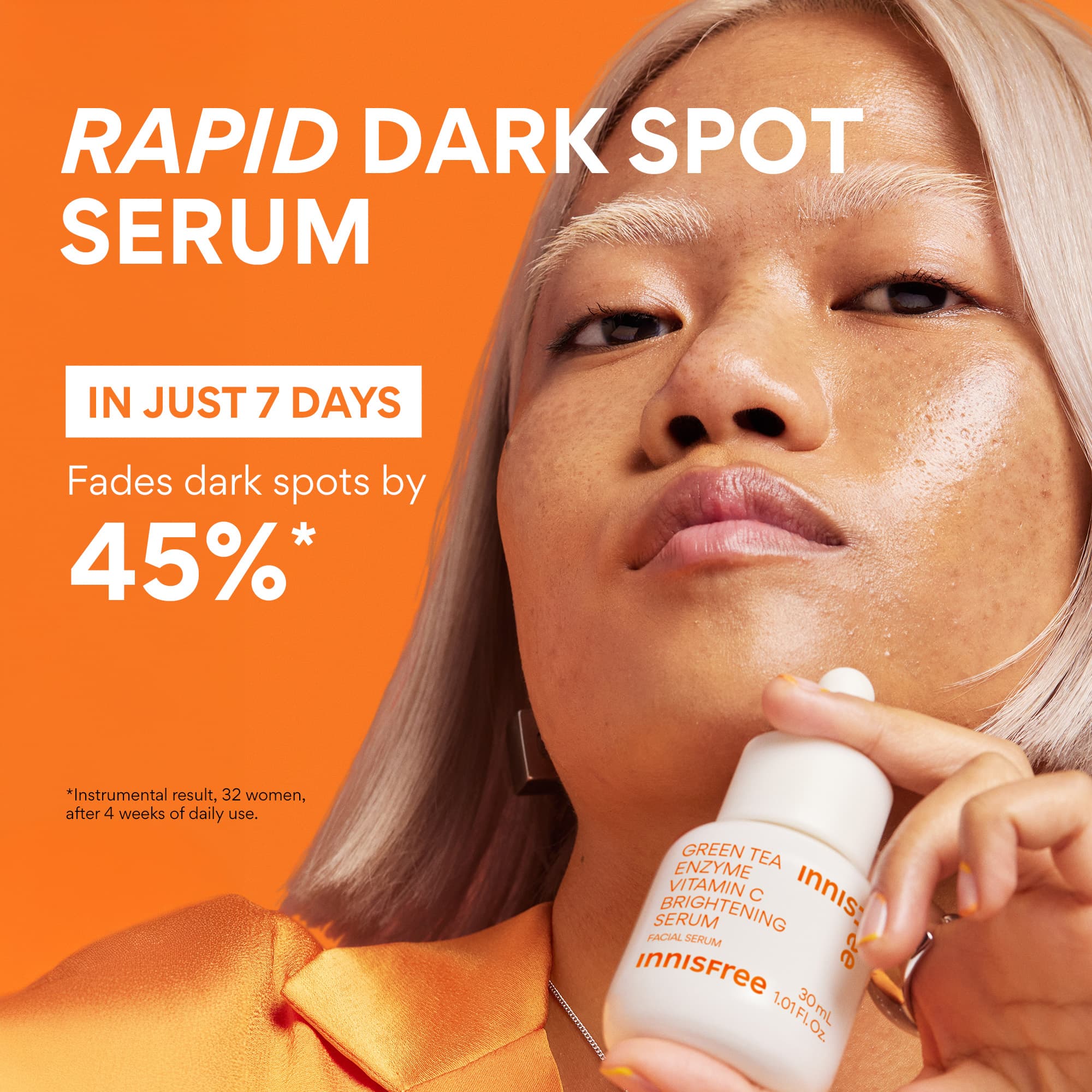 Green Tea Enzyme Vitamin C Brightening Serum – Best for Glowing Skin - Image 3